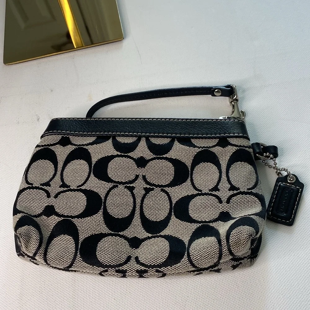 Coach Black and Gray Signature Wristlets. EUC. You get both. - Picture 7 of 15